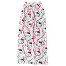 Calça de Pijama Peluciada Pijama Feminino Hello Kitty
