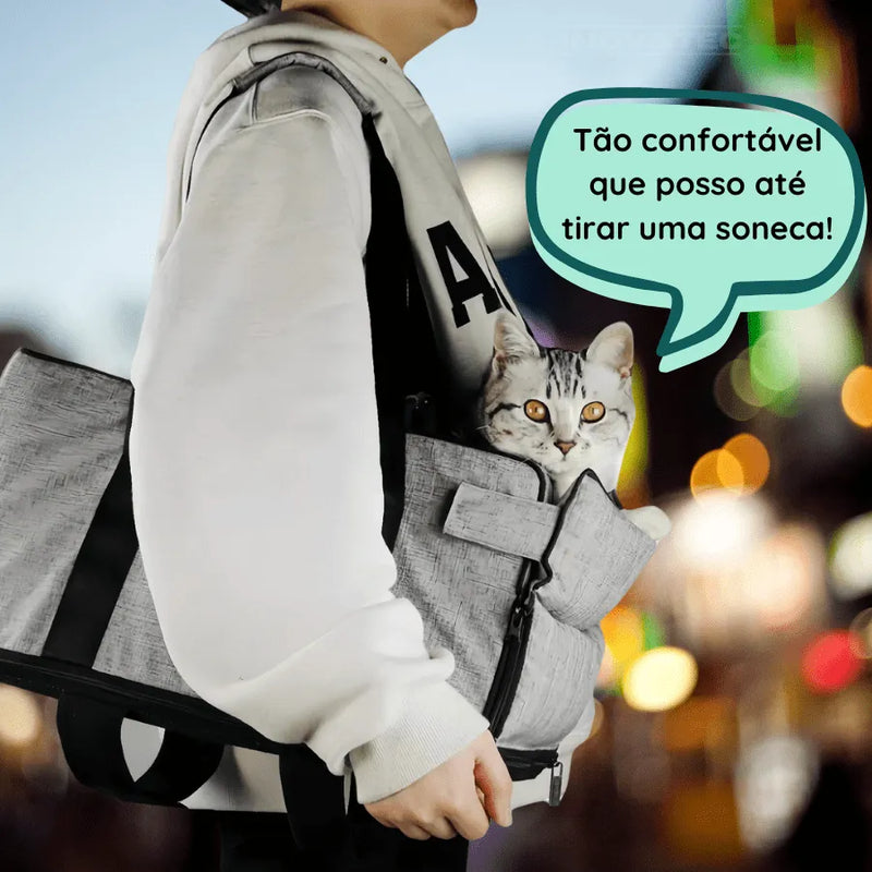 Cadeirinha De Segurança Para Gatos e Cachorros Pequenos SafePaws Original | Seu Pet Mais Confortável e Tranquilo Com Muita Segurança [Últimas Unidades Com 50% De Desconto]