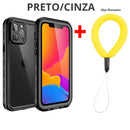 Capinha de Celular para IPhone 100% à Prova D'água e proteção Anti-Impacto com Bracelete Flutuante