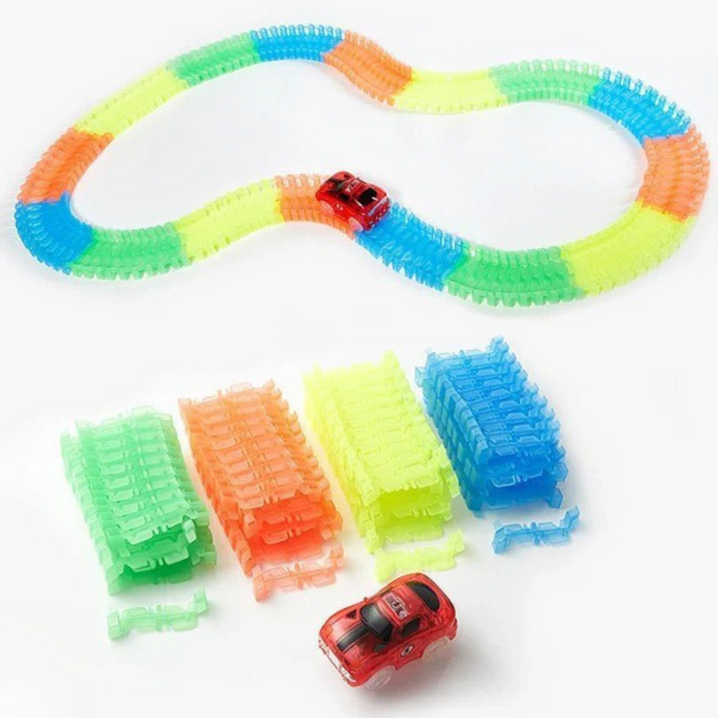 Conjunto com até 360 Pçs de Corrida que Brilha no Escuro