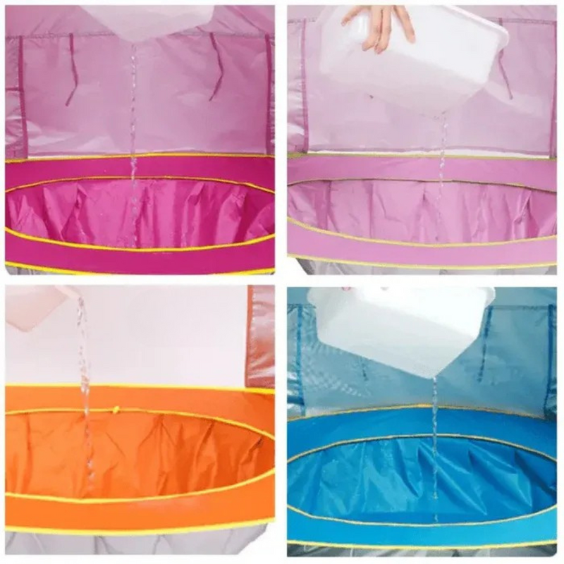 Barraca de Praia Infantil com Piscina e Proteção UV DIVERSÃO TOTAL