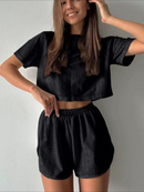 Pijama Feminino Breathable - Conjunto Calça e Camisa Longa ou Curta com Malha Respiráveis | Macio, Leve e Super Confortável