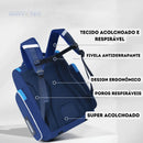 Mochila Infantil Premium Impermeável Unisex - Aventura Espacial Na Escola + Brinde