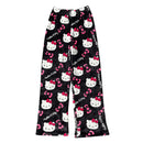 Calça de Pijama Peluciada Pijama Feminino Hello Kitty