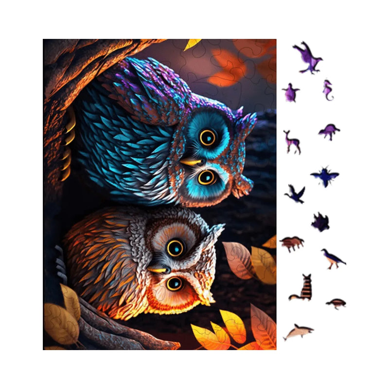 Quebra-Cabeça de Madeira Inova WOOD PUZZLE - Variedade Encantada | Diversão com Diversos Benefícios