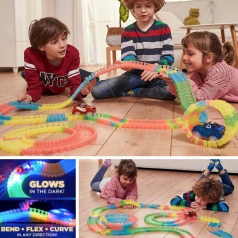 Conjunto com até 360 Pçs de Corrida que Brilha no Escuro