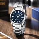 Relógio Masculino CRRJU "Deep Sea" Em Aço Inoxidável, Com movimento de Quartzo e Resistente a Água 30M