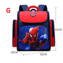 Mochila Escolar Infantil Premium com Almodas Respiráveis Super heróis Capitão América e Homem Aranha