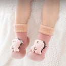 Sapatinho Meia para Bebês com Bichinhos em Algodão e Antiderrapante ZOO BEBÊ
