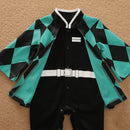 Roupinha de Bebê Anime Demon Slayer Cosplay