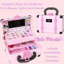 Maleta de Maquiagem para Meninas com 33 Peças Incríveis BELA PRINCESA
