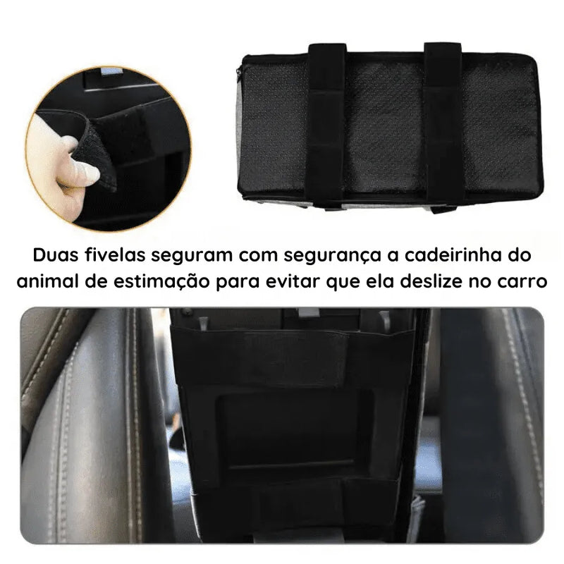 Cadeirinha De Segurança Para Gatos e Cachorros Pequenos SafePaws Original | Seu Pet Mais Confortável e Tranquilo Com Muita Segurança [Últimas Unidades Com 50% De Desconto]