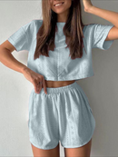 Pijama Feminino Breathable - Conjunto Calça e Camisa Longa ou Curta com Malha Respiráveis | Macio, Leve e Super Confortável