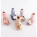 Sapatinho Meia De Inverno "Pezinho  Pelúcia"- Super Confortável, Quentinho e Antiderrapante