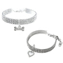 Colar Pet Chique - Coleira Cravejada De Cristais De Zircônia | Seu Pet Ainda Mais Estiloso!