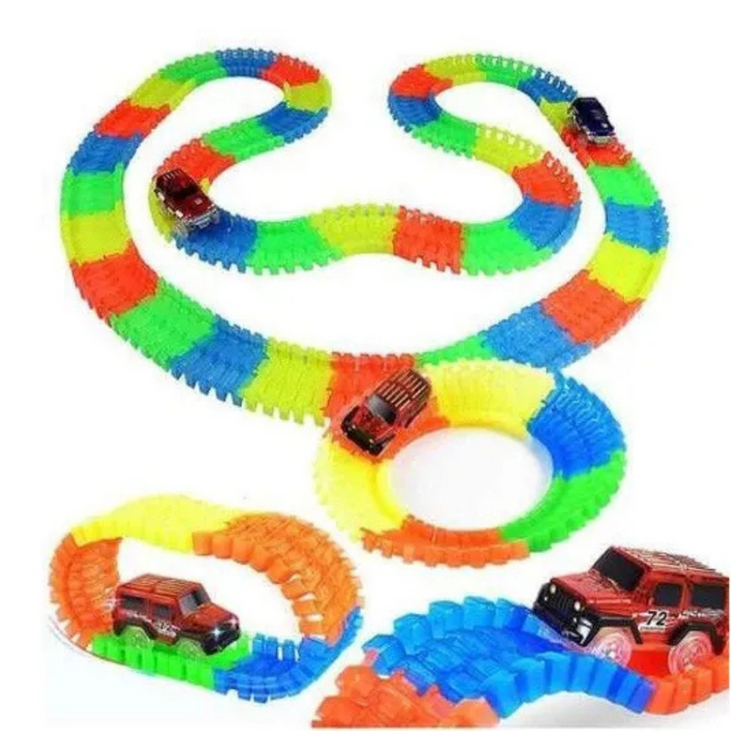 Conjunto com até 360 Pçs de Corrida que Brilha no Escuro