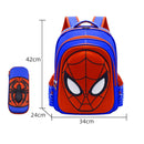 Kit Escolar Infantil Mochila com Estojo Premium Homem Aranha