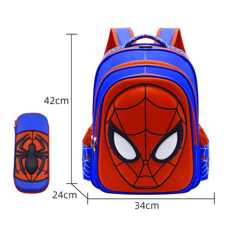 Kit Escolar Infantil Mochila com Estojo Premium Homem Aranha