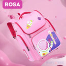 Mochila Infantil Premium Impermeável Unisex - Aventura Espacial Na Escola + Brinde