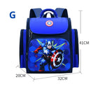Mochila Escolar Infantil Premium com Almodas Respiráveis Super heróis Capitão América e Homem Aranha