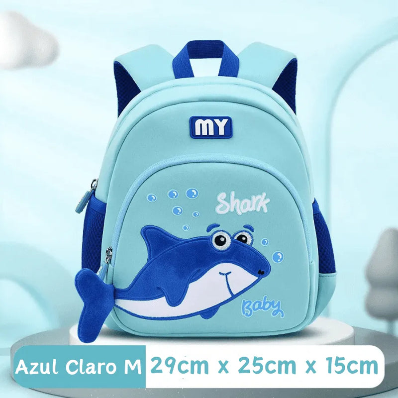 Mochila Infantil Bebê Tubarão - Mergulhe Nos Estudos