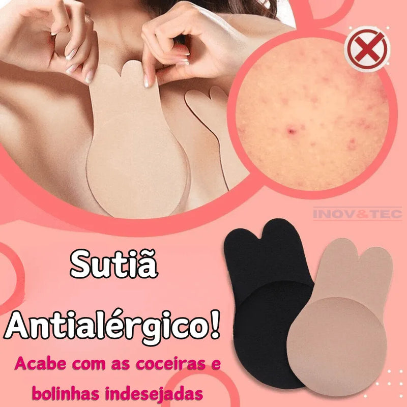 Sutiã De Sustentação e Volume Invisível | Efeito Silicone, Você Mais Confiante e Deslumbrante!