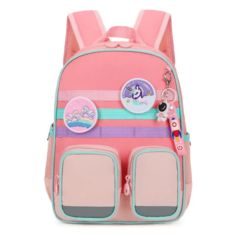 Mochila Infantil Com Bolso Frontal Duplo - Tudo o Que Precisar Cabe em uma Mochila Leve