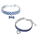 Colar Pet Chique - Coleira Cravejada De Cristais De Zircônia | Seu Pet Ainda Mais Estiloso!