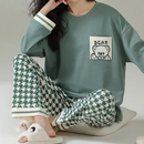 Pijama Feminino Peaceful Evenings - Conjunto Com Calça e Camisa Longa em Algodão | Macio, Leve e Super Confortável