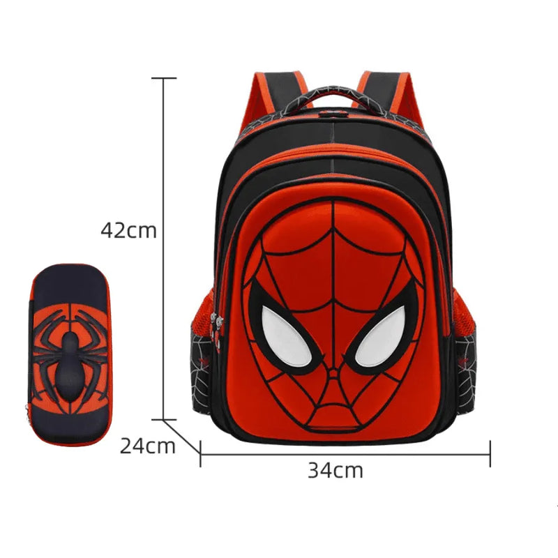 Kit Escolar Infantil Mochila com Estojo Premium Homem Aranha