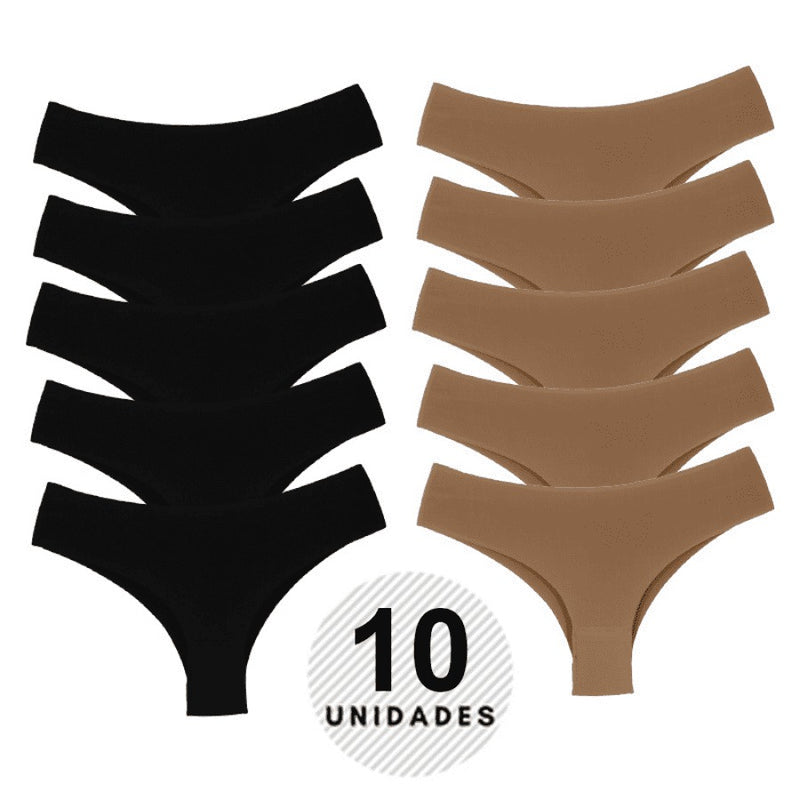 Calcinha Premium sem Costura a Laser e Confortável Laser Confort® [COMPRE 5 LEVE 10]