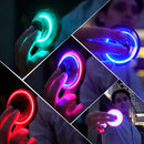 Disco Voador Spinner com LED Boomerang Flying