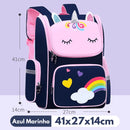 Mochila infantil de Unicórnio - Brilhe Como Um Arco-íris