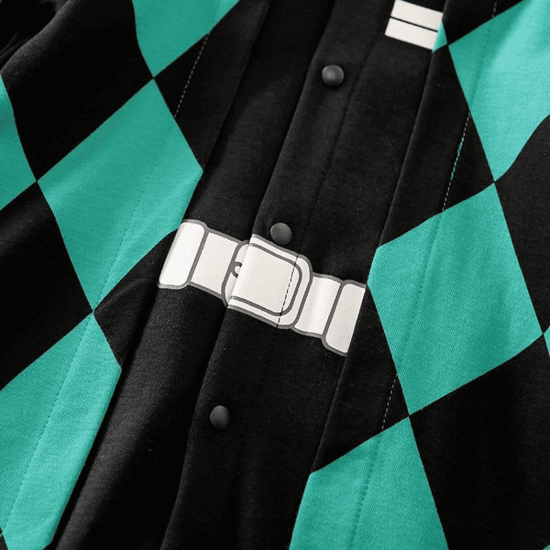 Roupinha de Bebê Anime Demon Slayer Cosplay