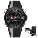 Relógio Masculino CHEETAH DIGITAL - Design Esportivo, Cronógrafo, Mostrador Digital Luminoso, Calendário e à Prova D'água