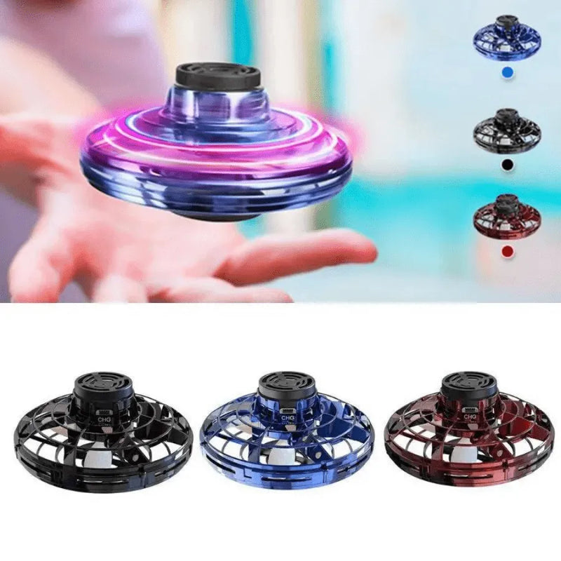 Disco Voador Spinner com LED Boomerang Flying