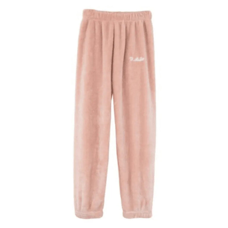 Pijama Feminino Warm Haven - Conjunto Com Calça e Camisa Longa Peluciado ou Calça Lisa | Tecido Macio, Confortável e Quentinho