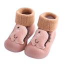 Sapatinho Meia para Bebês com Bichinhos em Algodão e Antiderrapante ZOO BEBÊ