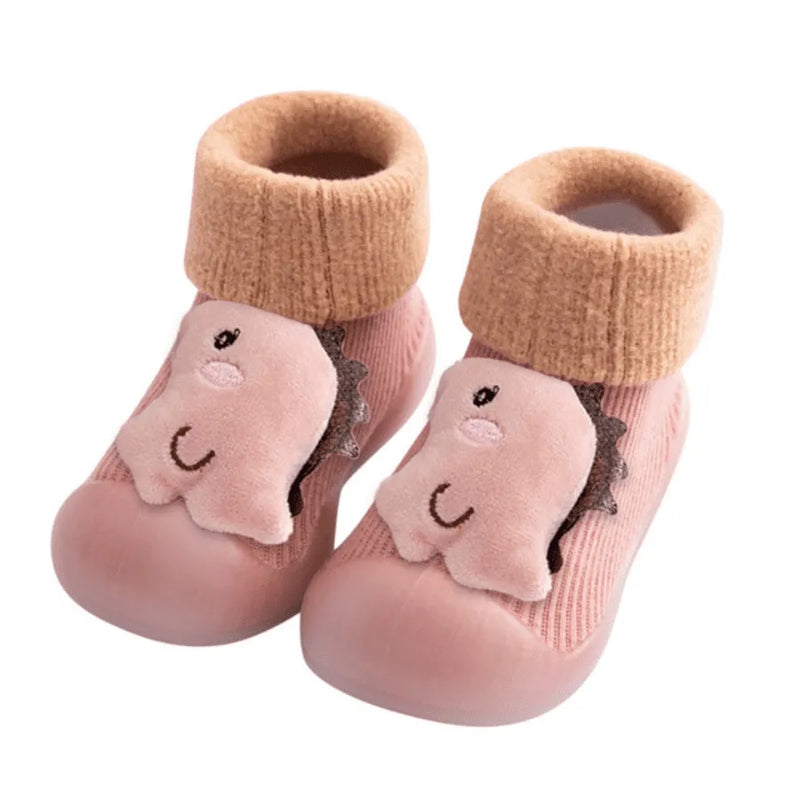 Sapatinho Meia para Bebês com Bichinhos em Algodão e Antiderrapante ZOO BEBÊ