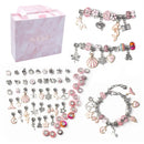 Kit De Pulseira e Berloques Infantil com 64 Peças MontaPrincess