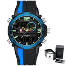 Relógio Masculino CHEETAH DIGITAL - Design Esportivo, Cronógrafo, Mostrador Digital Luminoso, Calendário e à Prova D'água