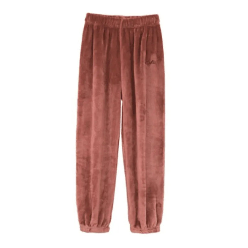 Pijama Feminino Warm Haven - Conjunto Com Calça e Camisa Longa Peluciado ou Calça Lisa | Tecido Macio, Confortável e Quentinho