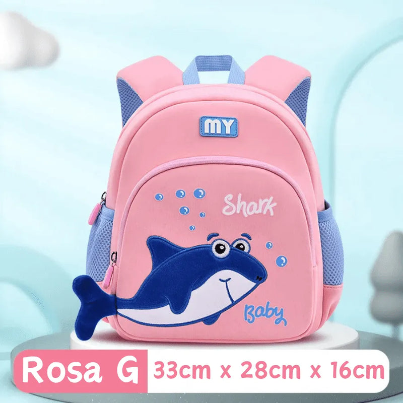 Mochila Infantil Bebê Tubarão - Mergulhe Nos Estudos