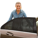 Kit 2x Cortinas Protetoras de Janelas Laterais para Carros de Fácil Instalação