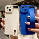 Capinha Iphone de Silicone Com Apoio Anti-Queda e Detalhe Metalizado - Case De Alta Proteção e Resistência