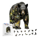 Quebra-Cabeça De Madeira Inova WOOD PUZZLE - Urso do Passado | Diversão Com Diversos Benefícios