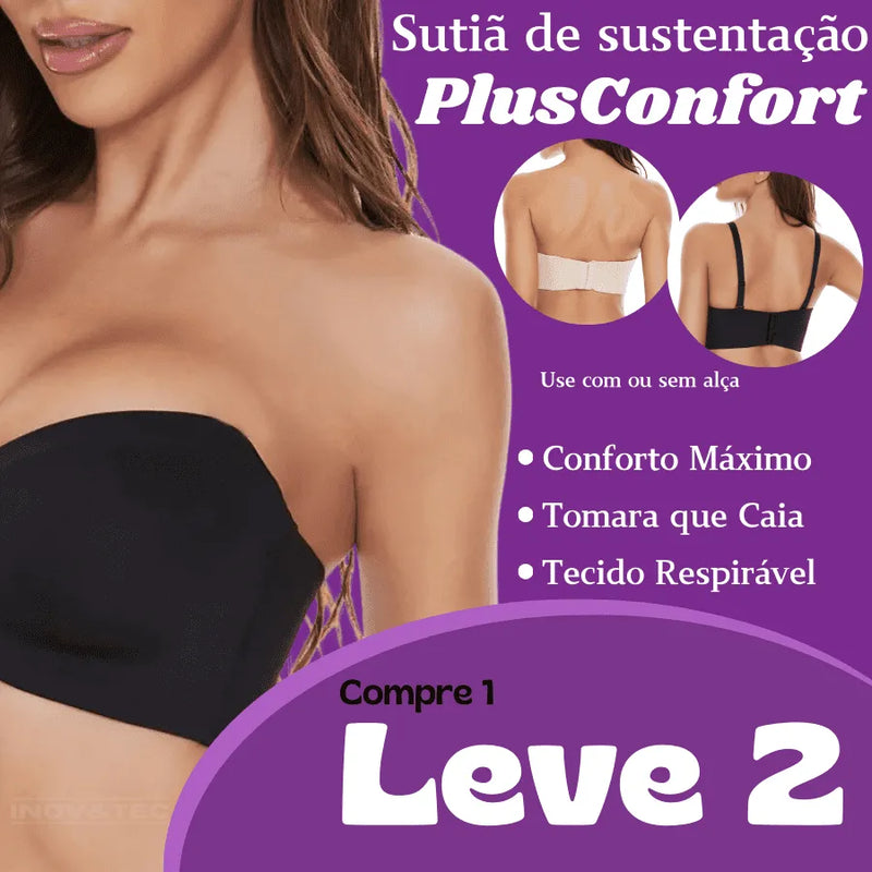 Sutiã De Sustentação Tomara Que Caia | PlusConfort [compre 1 leve 2]