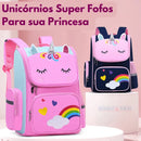 Mochila infantil de Unicórnio - Brilhe Como Um Arco-íris