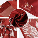 Pijama Feminino OrientalFly Conjunto Camisola e Roupão Em Seda Gelo | Toque De Seda Confortável