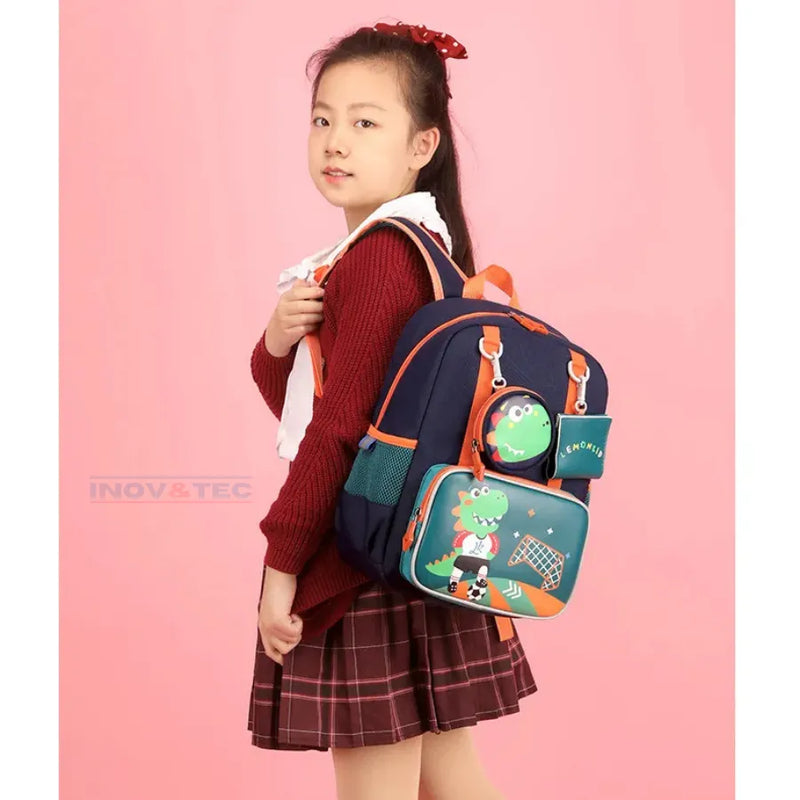 Mochila Infantil Kids Adventure - Junte-se ao Dino e Seus Amigos